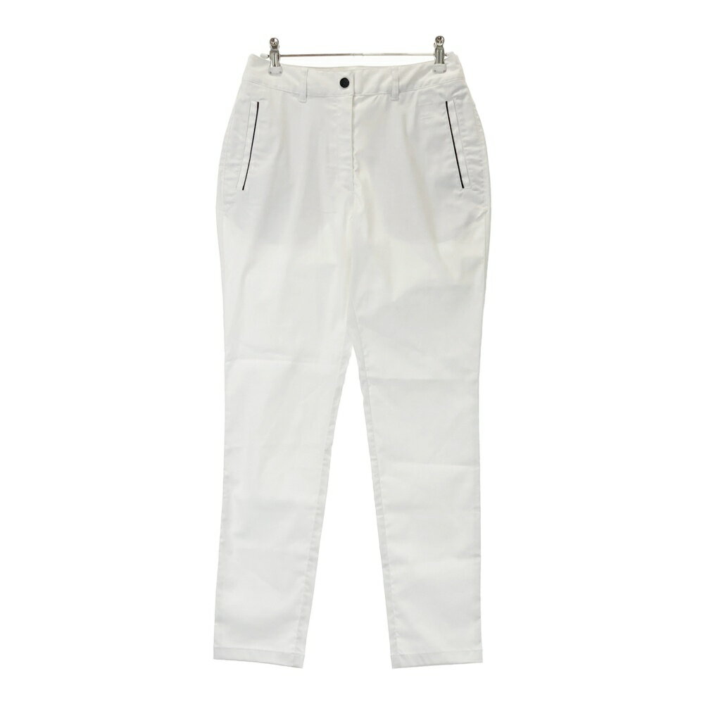 PUMA GOLF プーマゴルフ ストレッチパンツ ホワイト系 61 【中古】ゴルフウェア レディース