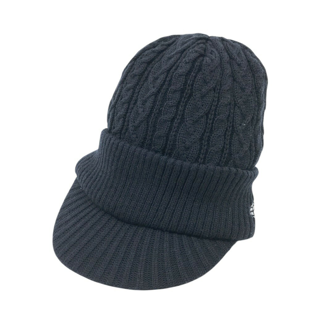 BEAMS GOLF ビームスゴルフ ニットキャップ ネイビー系 55-57 【中古】ゴルフウェア