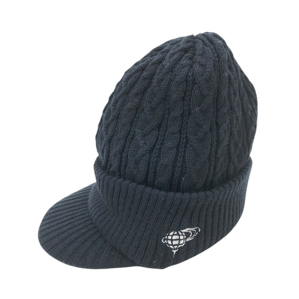 BEAMS GOLF ビームスゴルフ ニットキャップ ネイビー系 55-57 【中古】ゴルフウェア