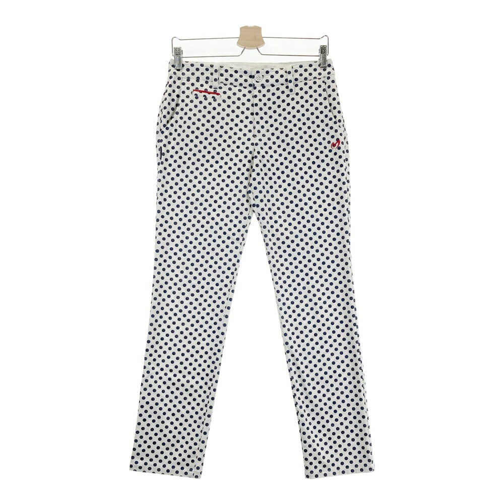 MASTER BUNNY EDITION マスターバニーエディション ストレッチパンツ ドット柄 ホワイト系 1 【中古】..