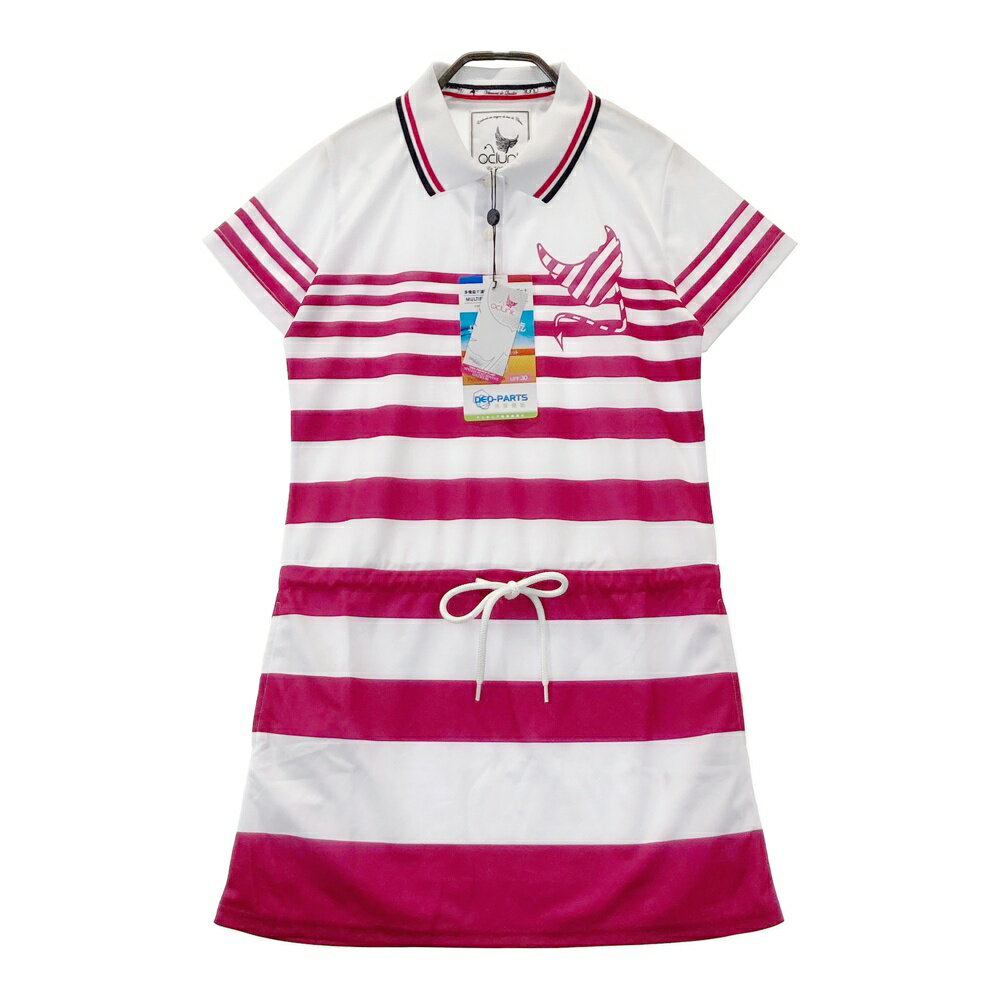 CLUNK クランク CL5MUQ60 ワンピース ホワイト系 M 【中古】ゴルフウェア レディース