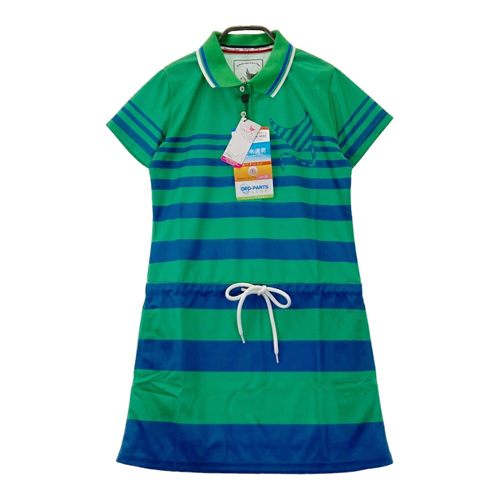 CLUNK クランク CL5MUQ60 ワンピース グリーン系 S 【中古】ゴルフウェア レディース