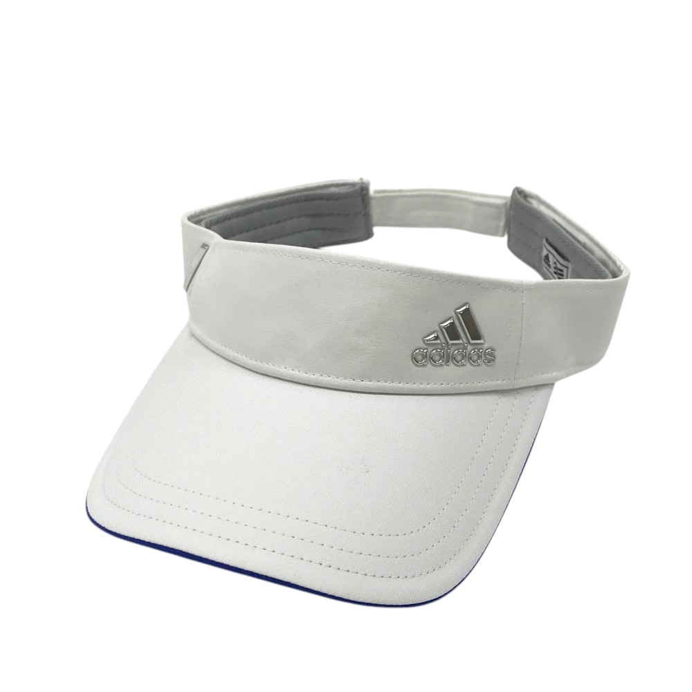 ADIDAS GOLF アディダスゴルフ U31646 サンバイザー ホワイト系 56-58 【中古】ゴルフウェア