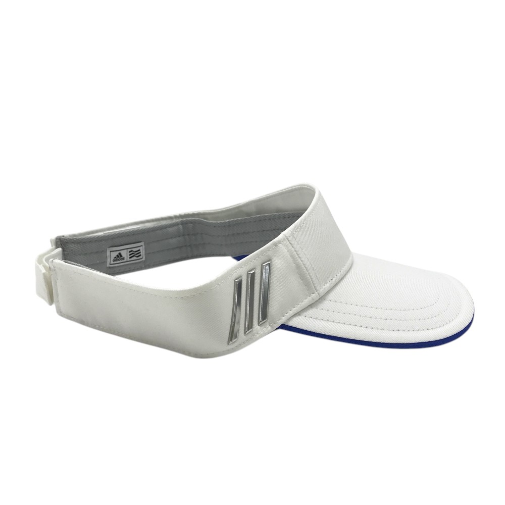 ADIDAS GOLF アディダスゴルフ U31646 サンバイザー ホワイト系 56-58 【中古】ゴルフウェア