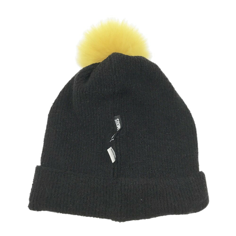 MARK&LONA マークアンドロナ RICH&FAMOUS ニット帽 ブラック系 FREE 【中古】ゴルフウェア