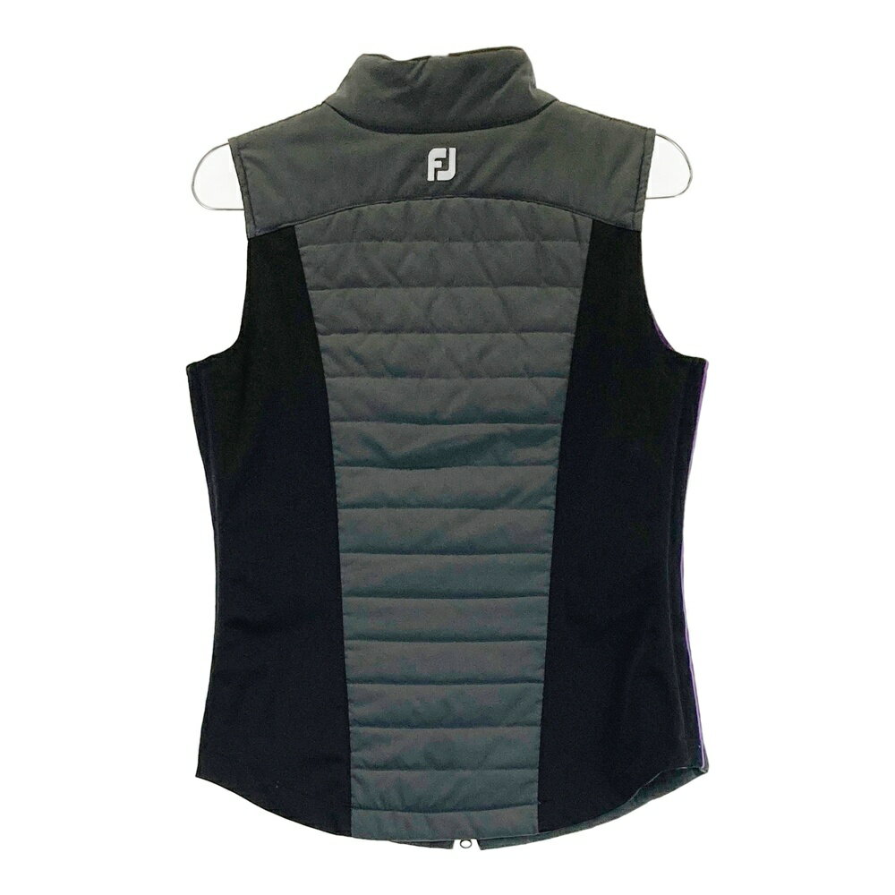 FOOT JOY フットジョイ 中綿ベスト グレー系 M 【中古】ゴルフウェア レディース
