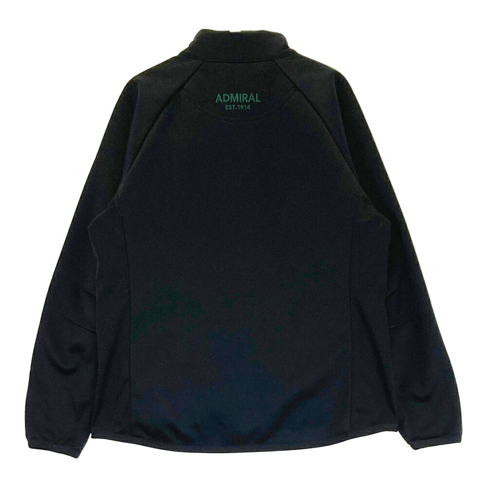 ADMIRAL アドミラル キルティング切替 裏フリースジャケット チェック柄 グリーン系 S 【中古】ゴルフウェア レディース