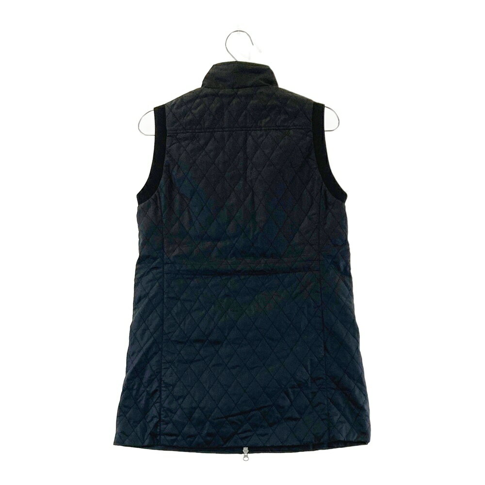 HONMA ホンマゴルフ ジップ 中綿 ワンピース ブラック系 M 【中古】ゴルフウェア レディース