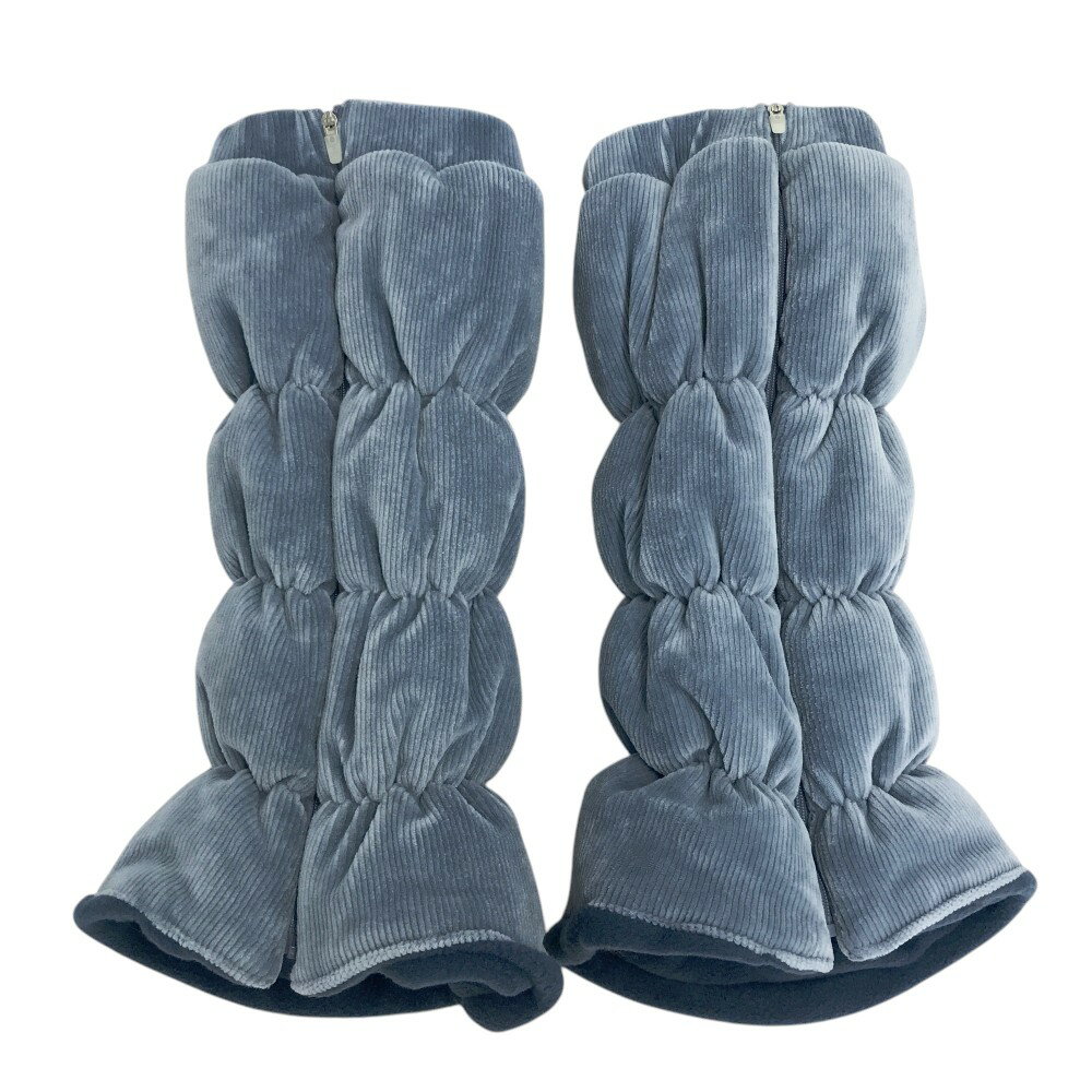 MARK&LONA マークアンドロナ 中綿 起毛 レッグウォーマー ブルー系 ONE 【中古】ゴルフウェア