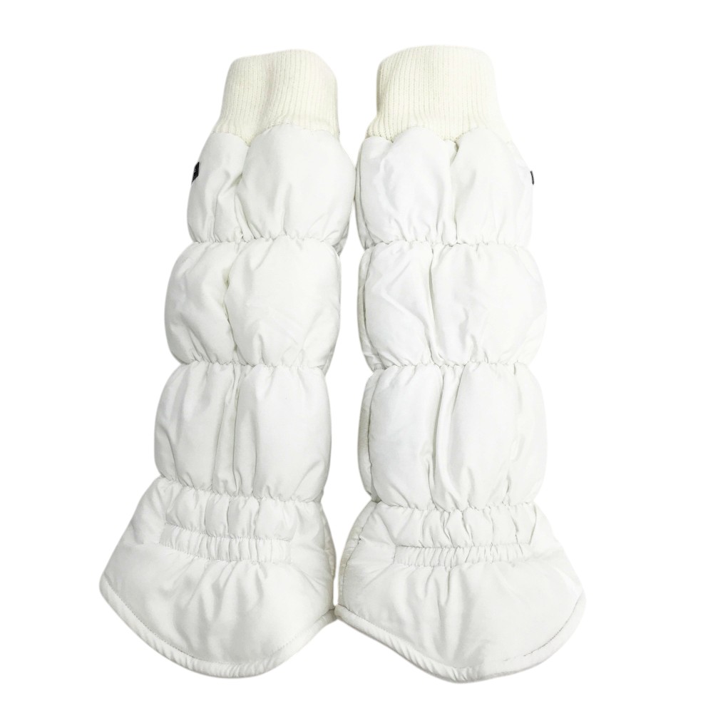 CUARTO UNITED クアルトユナイテッド 中綿 レッグウォーマー ホワイト系 FREE 【中古】ゴルフウェア