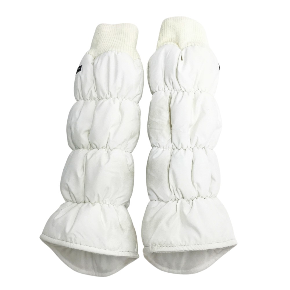 CUARTO UNITED クアルトユナイテッド 中綿 レッグウォーマー ホワイト系 FREE 【中古】ゴルフウェア