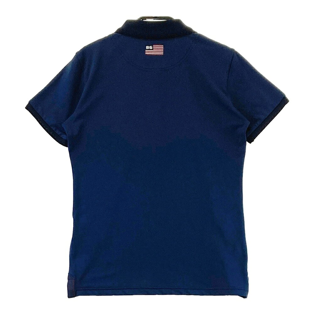 BRIEFING GOLF ブリーフィング 半袖ポロシャツ ネイビー系 XS 【中古】ゴルフウェア レディース