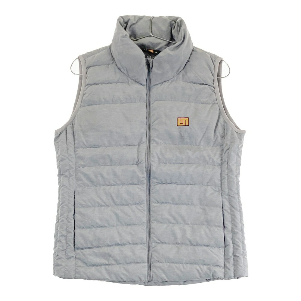 LOUD MOUTH ラウドマウス ダウンベスト グレー系 L 【中古】ゴルフウェア レディース