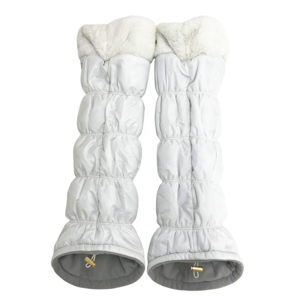 ST ANDREWS セントアンドリュース 裏起毛 レッグウォーマー ホワイト系 【中古】ゴルフウェア