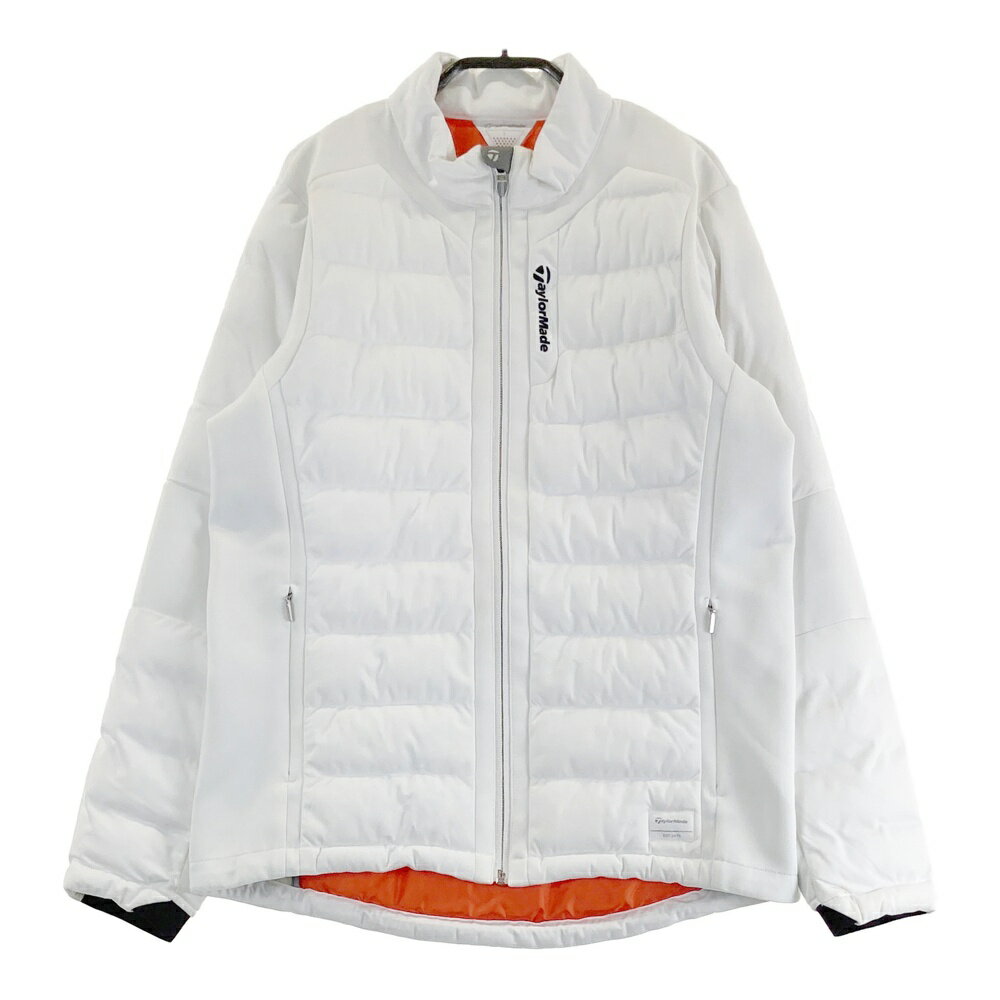 TAYLOR MADE テーラーメイド 中綿ジャケット ホワイト系 L 【中古】ゴルフウェア レディース