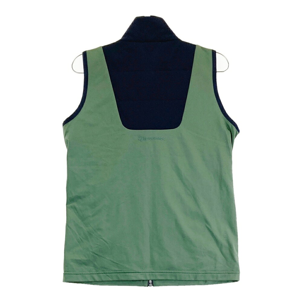 TAYLOR MADE テーラーメイド 中綿切替 ジップベスト ネイビー系 L 【中古】ゴルフウェア レディース