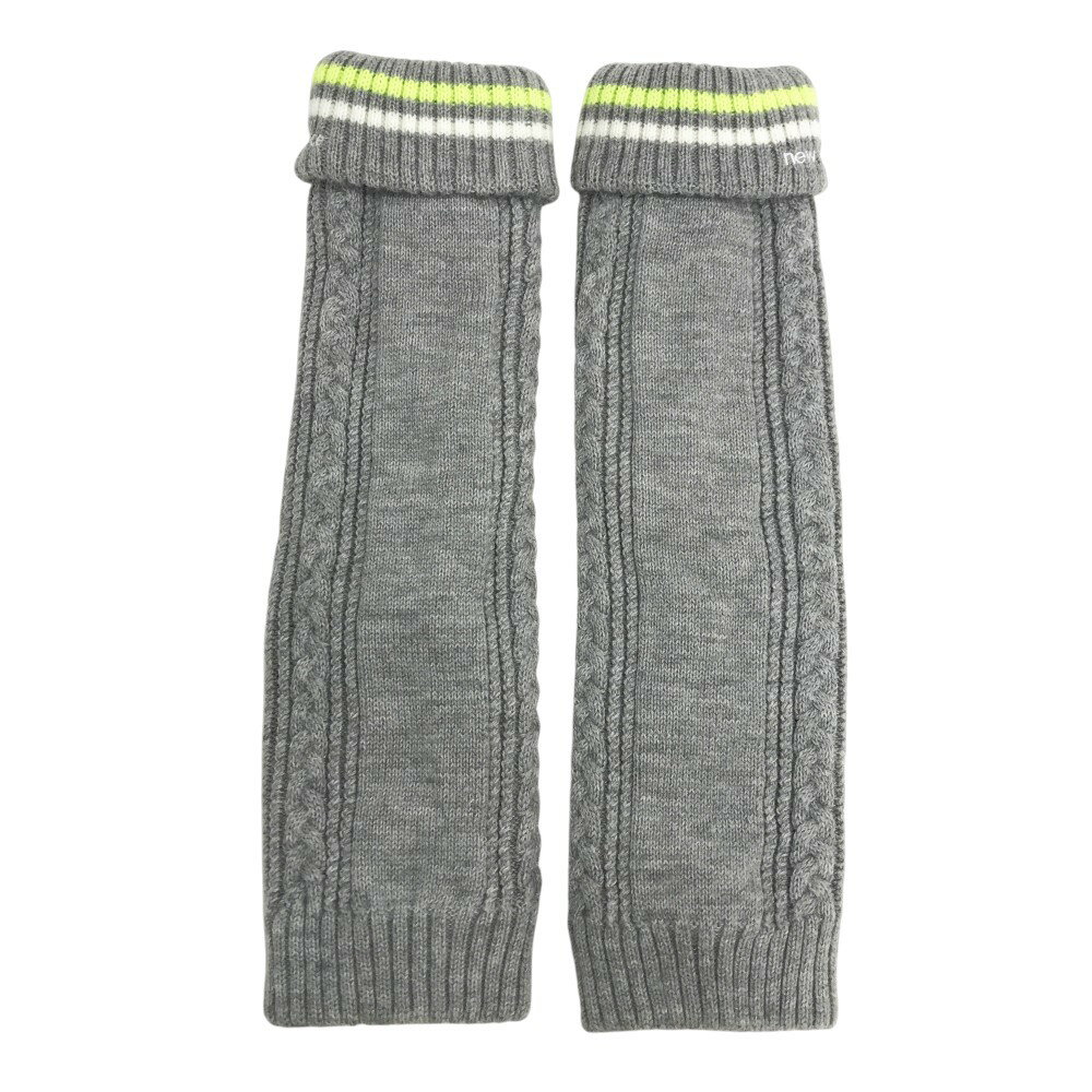 NEW BALANCE GOLF ニューバランス ニット レッグウォーマー グレー系 【中古】ゴルフウェア