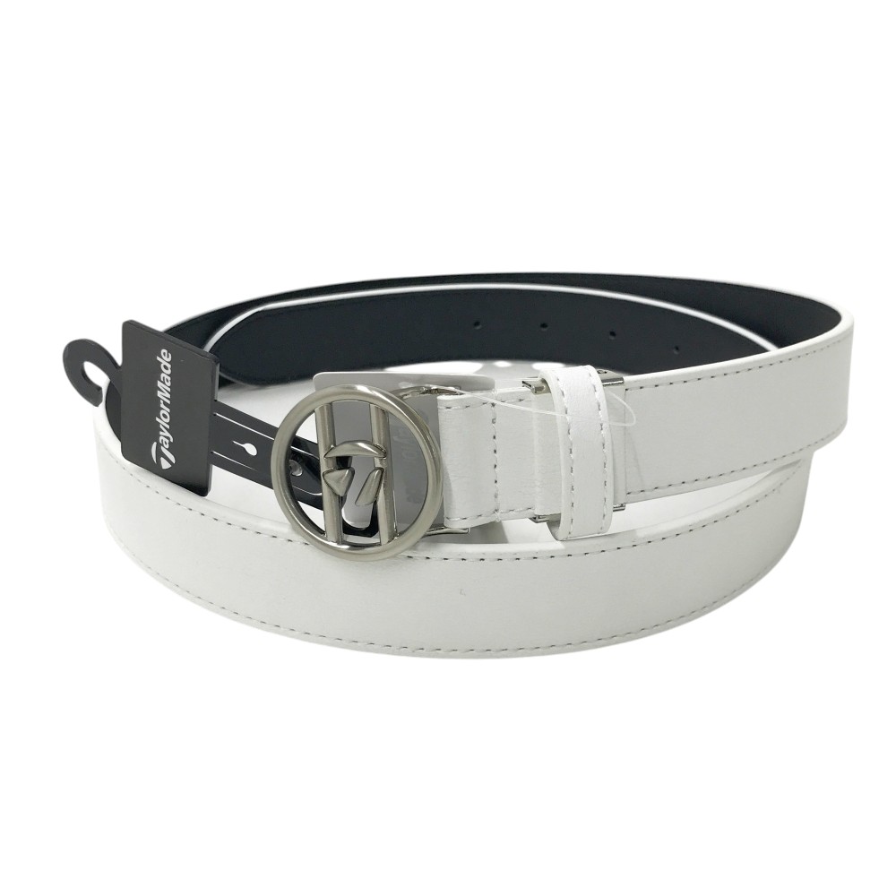 TAYLOR MADE テーラーメイド 2025年モデル TMバックルベルト ホワイト系 フリー 【中古】ゴルフウェア