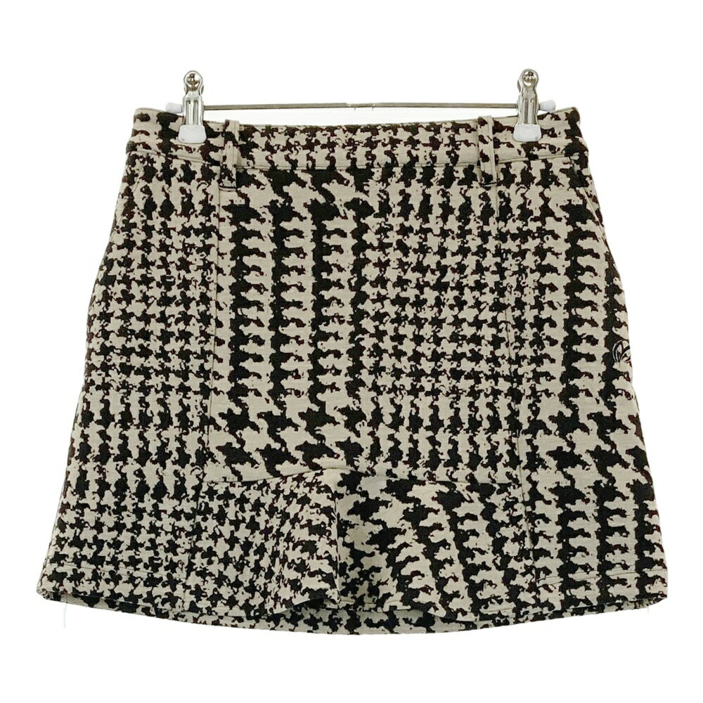 MASTER BUNNY EDITION マスターバニーエディション スカート 総柄 ベージュ系 0 【中古】ゴルフウェア レディース