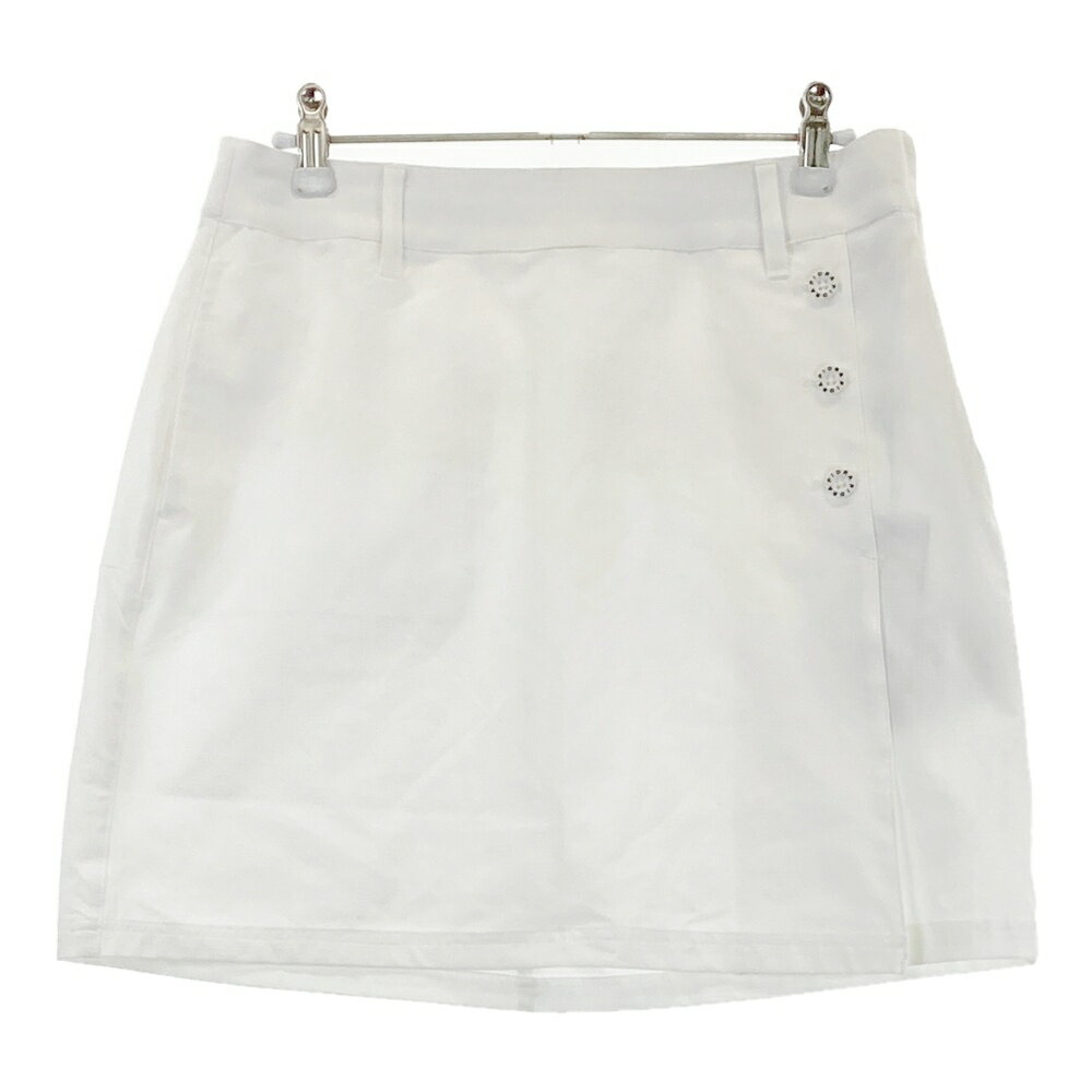 FIDRA フィドラ FD5MUP11 スカート ホワイト系 L 【中古】ゴルフウェア レディース