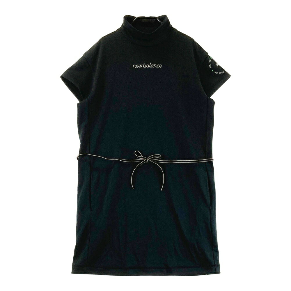 NEW BALANCE GOLF ニューバランス 2023年モデル ハイネック 半袖ワンピース ブラック系 0 【中古】ゴルフウェア レディース