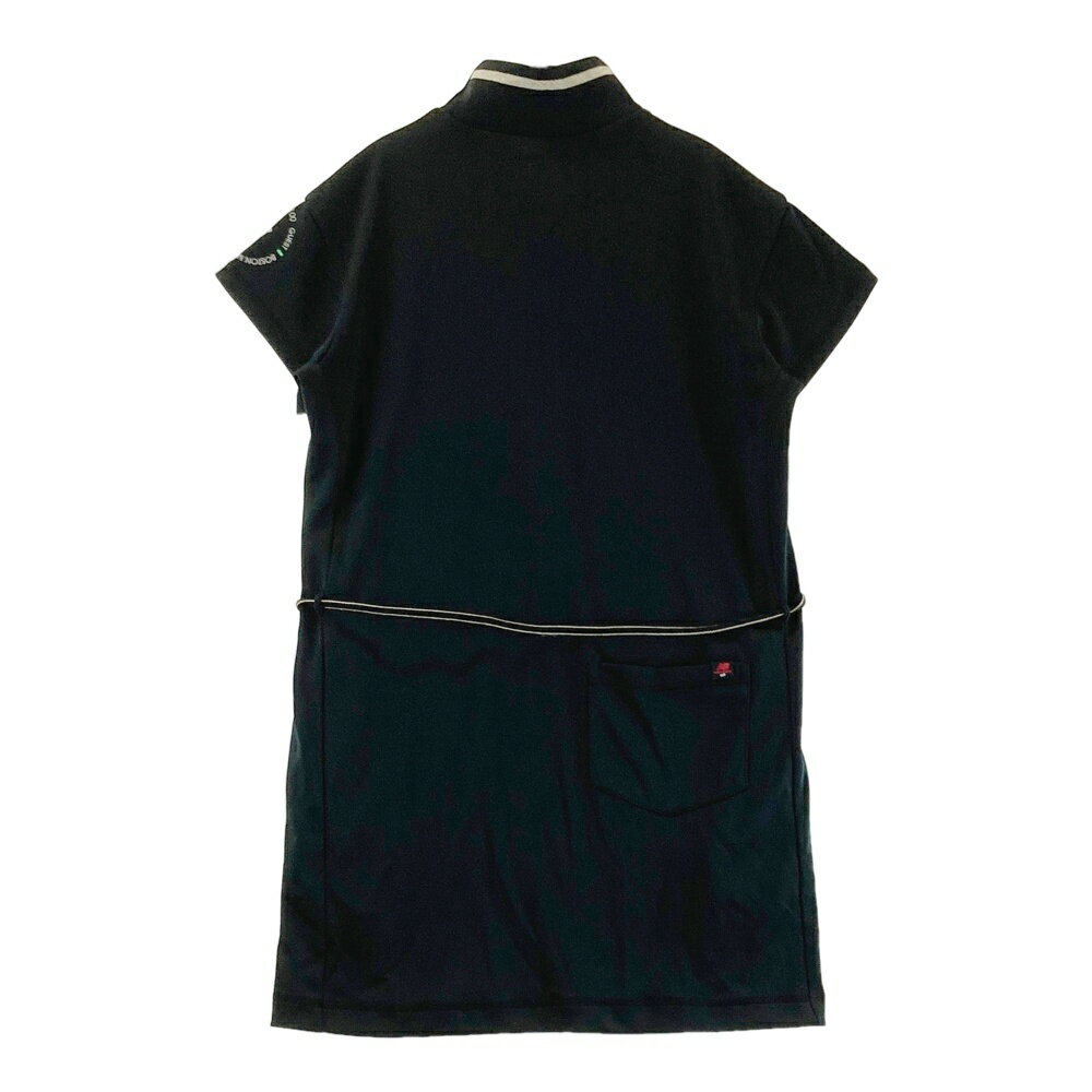NEW BALANCE GOLF ニューバランス 2023年モデル ハイネック 半袖ワンピース ブラック系 0 【中古】ゴルフウェア レディース