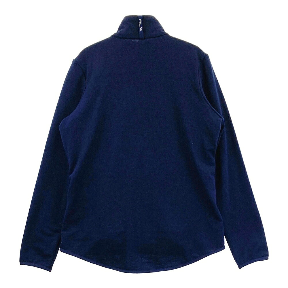 RLX ラルフローレン ニット切替 中綿ジャケット ネイビー系 XS 【中古】ゴルフウェア レディース