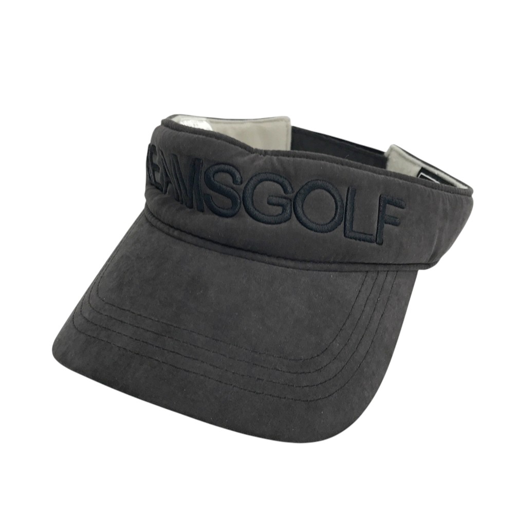 BEAMS GOLF ビームスゴルフ サンバイザー グレー系 55-57 【中古】ゴルフウェア