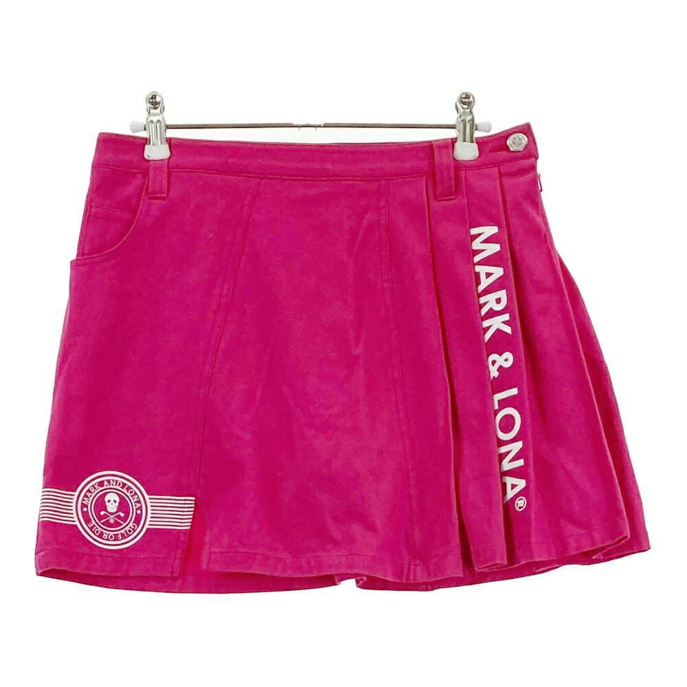 MARK&LONA マークアンドロナ 2025年 インナー付スカート ピンク系 38 【中古】ゴルフウェア レディース
