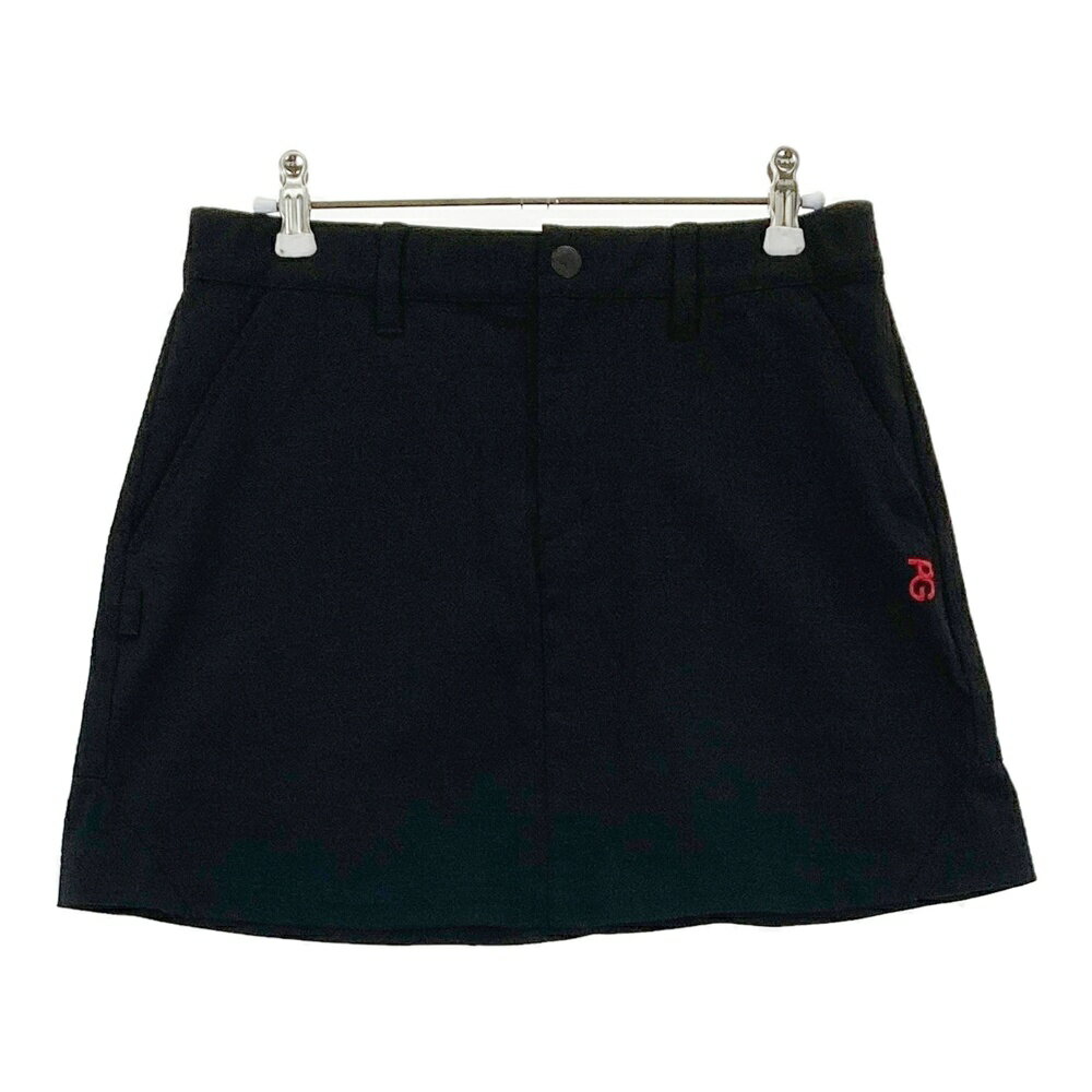 PEARLY GATES パーリーゲイツ 2023年モデル スカート ジャガード サイドロゴ 総柄 ブラック系 1 【中古..