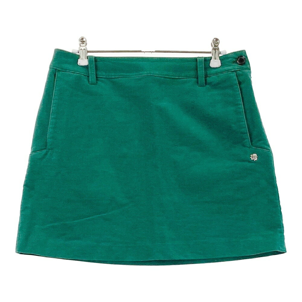 ST ANDREWS セントアンドリュース ストレッチスカート グリーン系 L 【中古】ゴルフウェア レディース