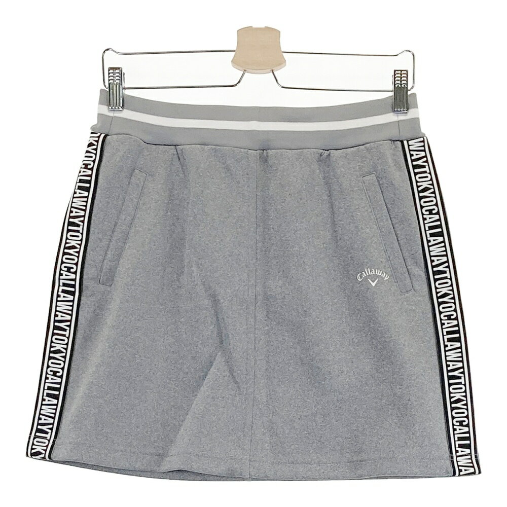 CALLAWAY キャロウェイ ストレッチスカート グレー系 M 【中古】ゴルフウェア レディース