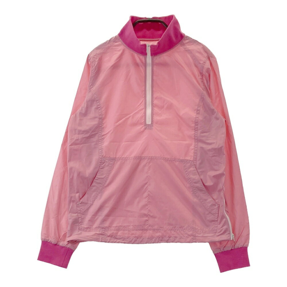 SAMANTHA THAVASA サマンサタバサ 長袖ハーフジップジャケット ピンク系 36 【中古】ゴルフウェア レディース