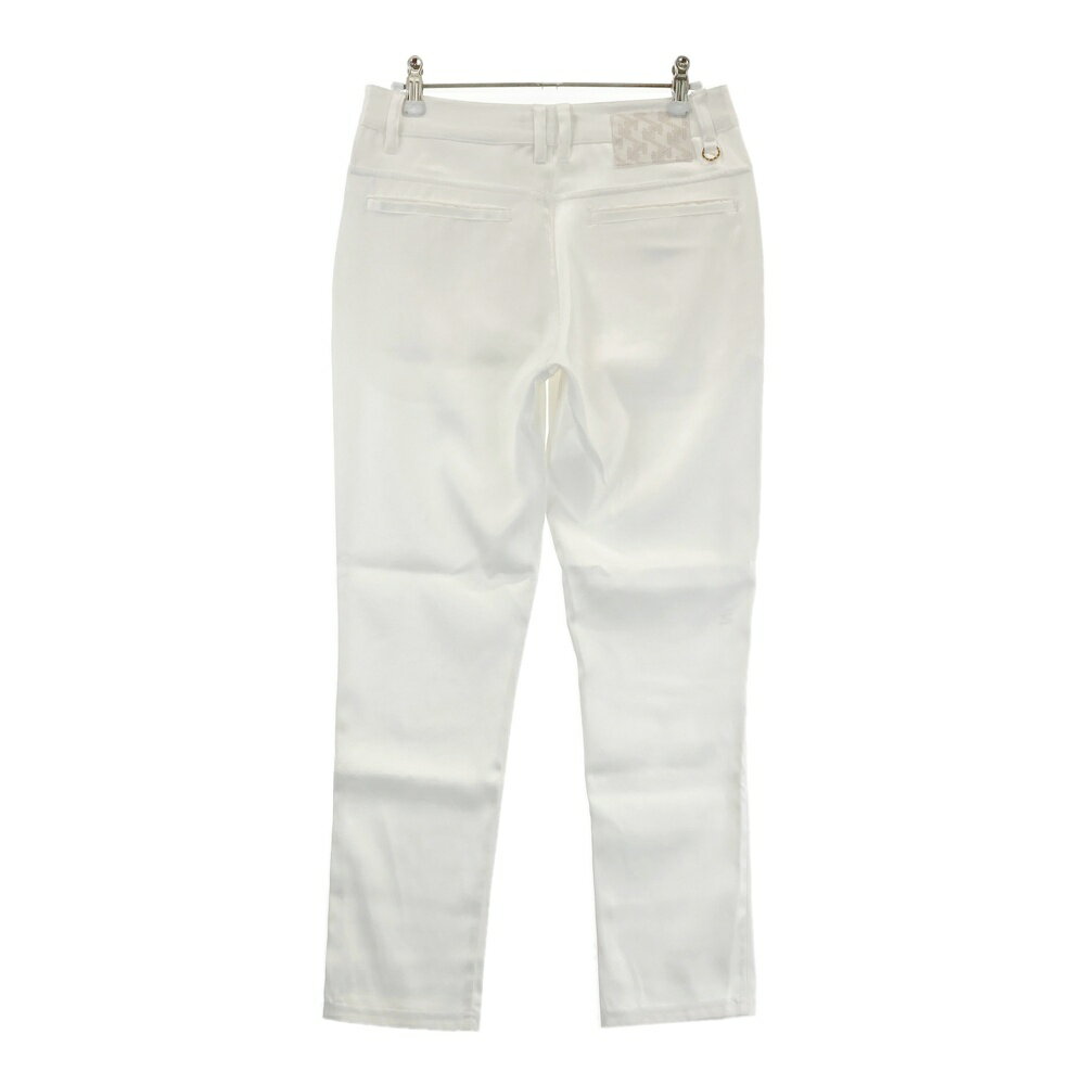 RESURRECTION レザレクション ストレッチパンツ ホワイト系 S 【中古】ゴルフウェア レディース