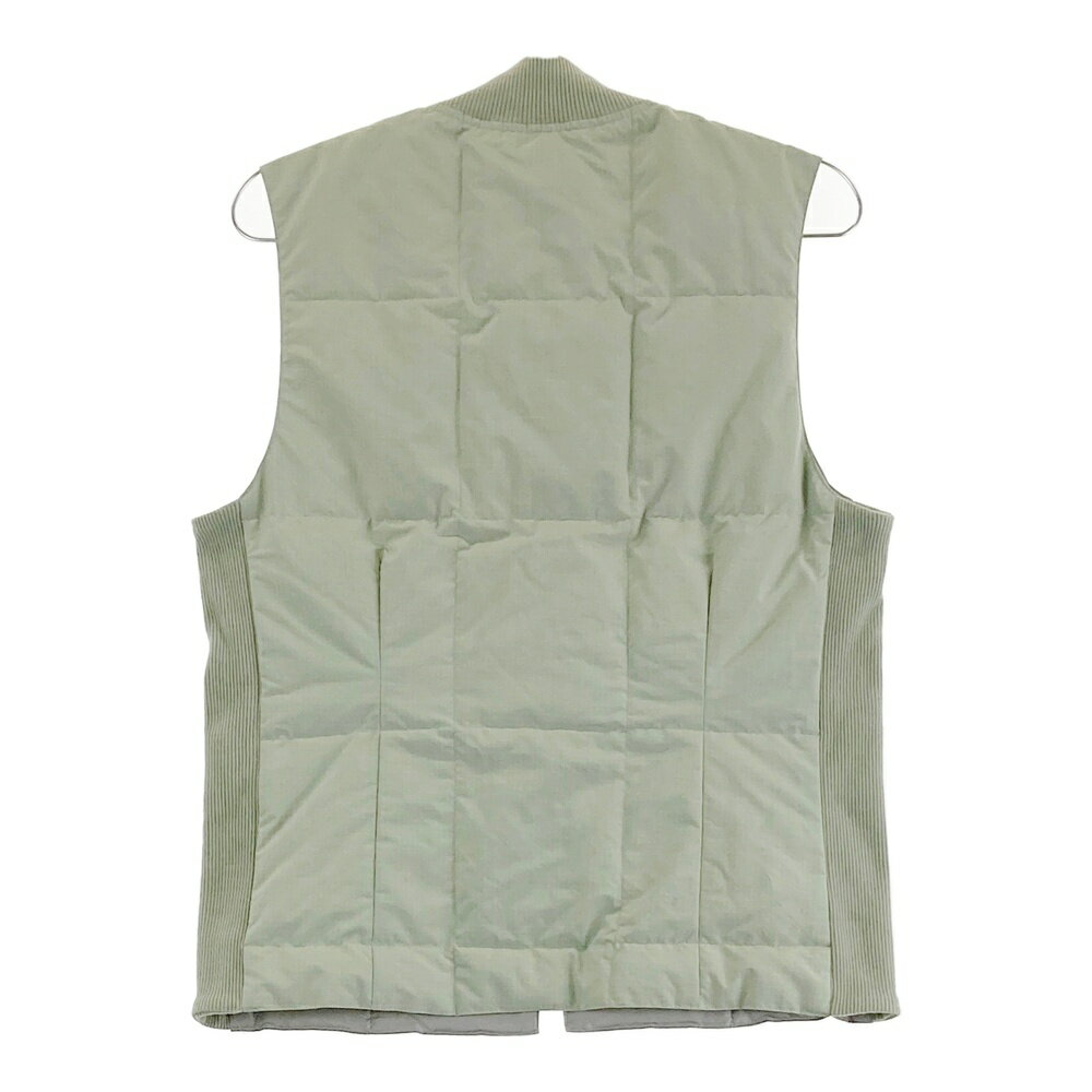 CLUNK クランク フルジップ ダウンベスト グリーン系 S 【中古】ゴルフウェア レディース