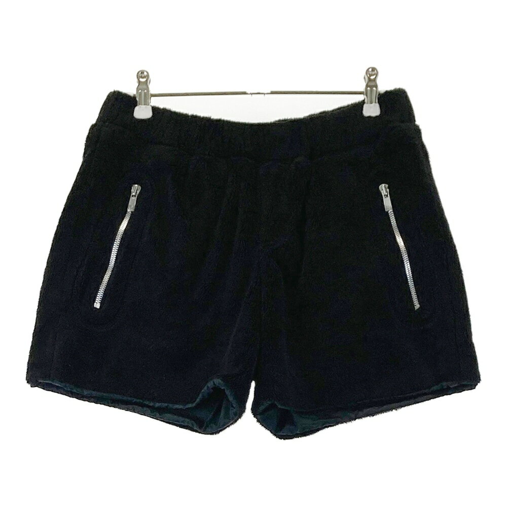 DANCE WITH DRAGON ダンスウィズドラゴン ; リバーシブルボアショートパンツ ブラック系 2 【中古】ゴ..