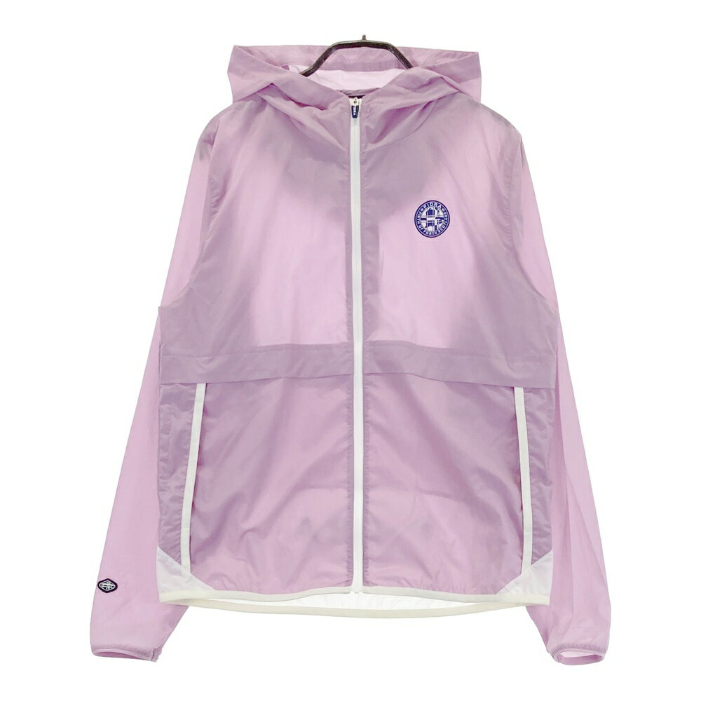 FIDRA フィドラ 薄手 ジップパーカー パープル系 M 【中古】ゴルフウェア レディース