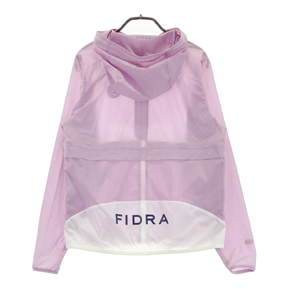FIDRA フィドラ 薄手 ジップパーカー パープル系 M 【中古】ゴルフウェア レディース