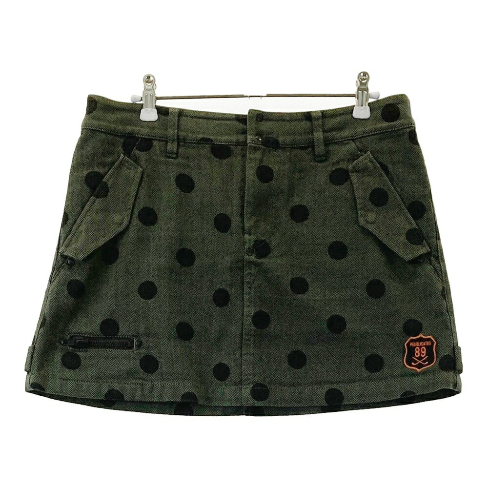 PEARLY GATES パーリーゲイツ スカート グリーン系 2 【中古】ゴルフウェア レディース