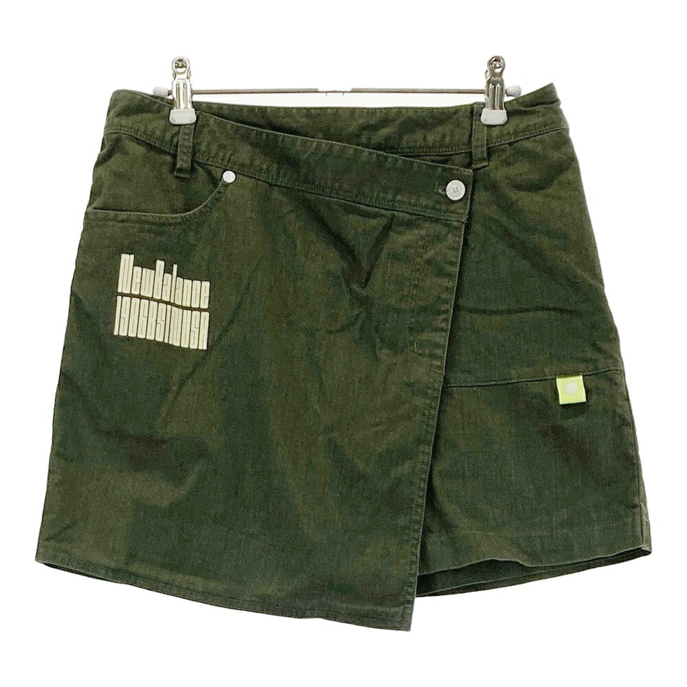 NEW BALANCE GOLF ニューバランス インナー付 スカート カーキ系 1 【中古】ゴルフウェア レディース