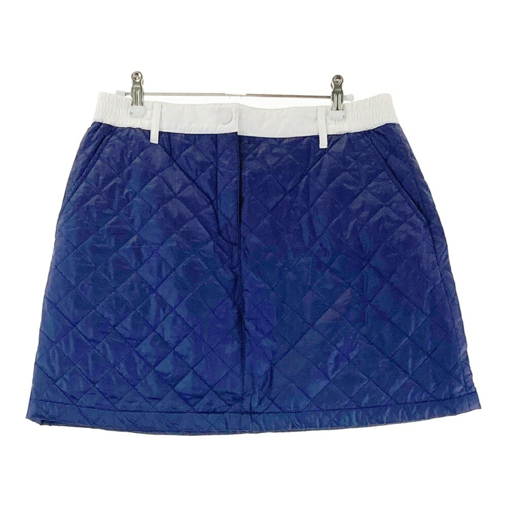 23区GOLF ニジュウサンクゴルフ 中綿スカート ネイビー系 3 【中古】ゴルフウェア レディース