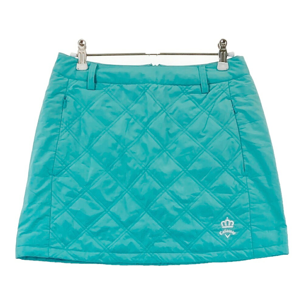 CALLAWAY キャロウェイ 中綿スカート グリーン系 S 【中古】ゴルフウェア レディース