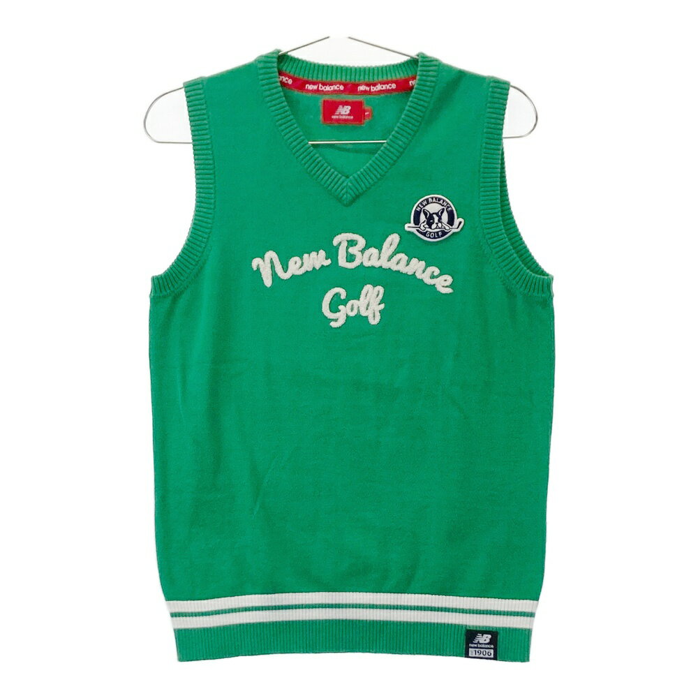 NEW BALANCE GOLF ニューバランス ベスト グリーン系 1 【中古】ゴルフウェア レディース