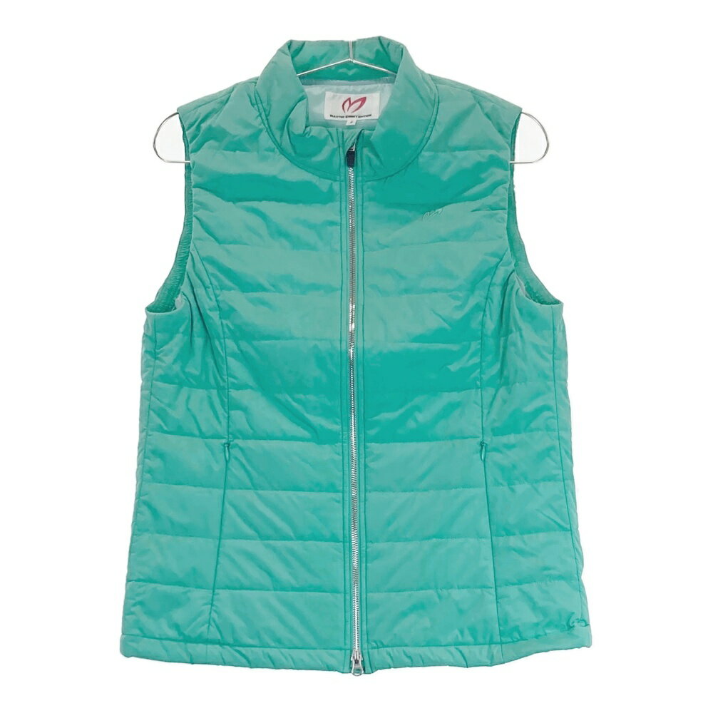 MASTER BUNNY EDITION マスターバニーエディション 中綿ジップベスト ブルー系 2 【中古】ゴルフウェア..