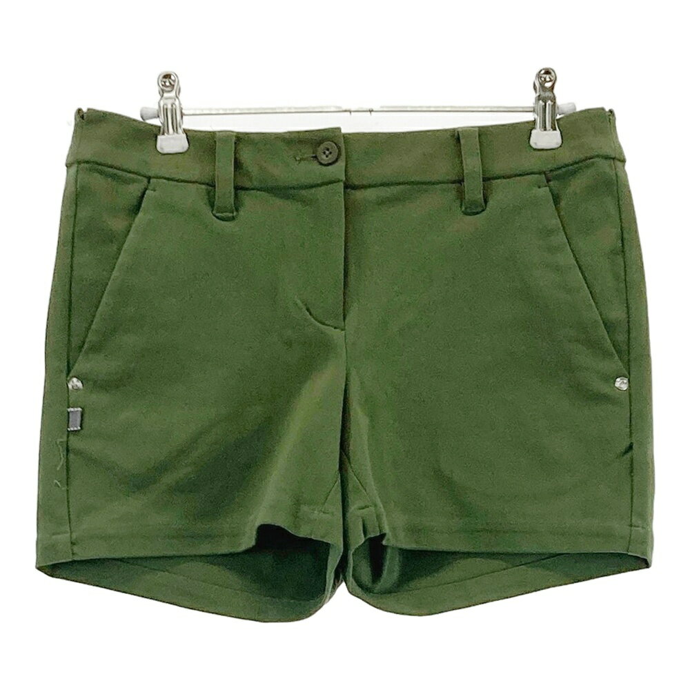 BRIEFING GOLF ブリーフィング 2023年モデル ショートパンツ カーキ系 XS 【中古】ゴルフウェア レディ..