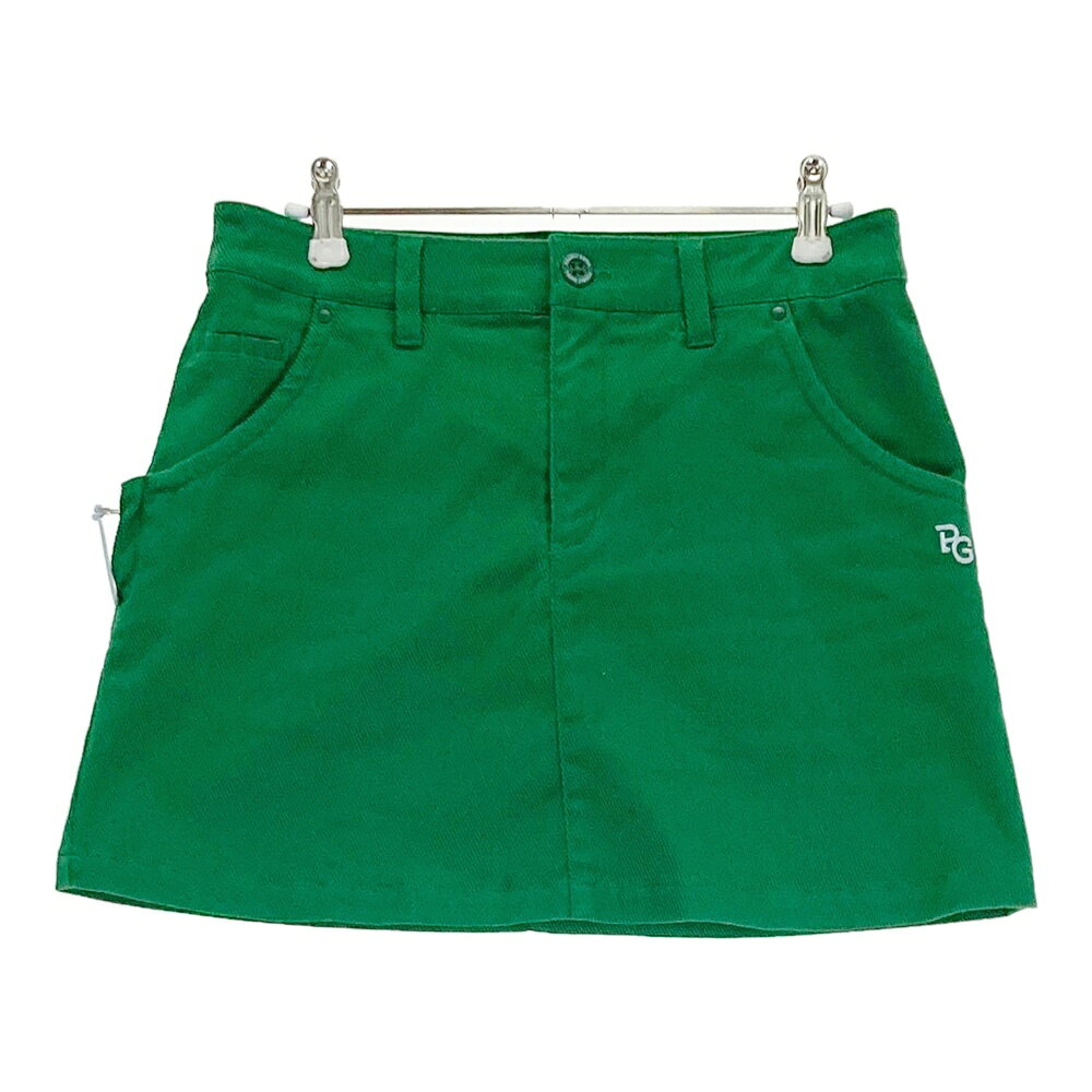 PEARLY GATES パーリーゲイツ スカート グリーン系 1 【中古】ゴルフウェア レディース