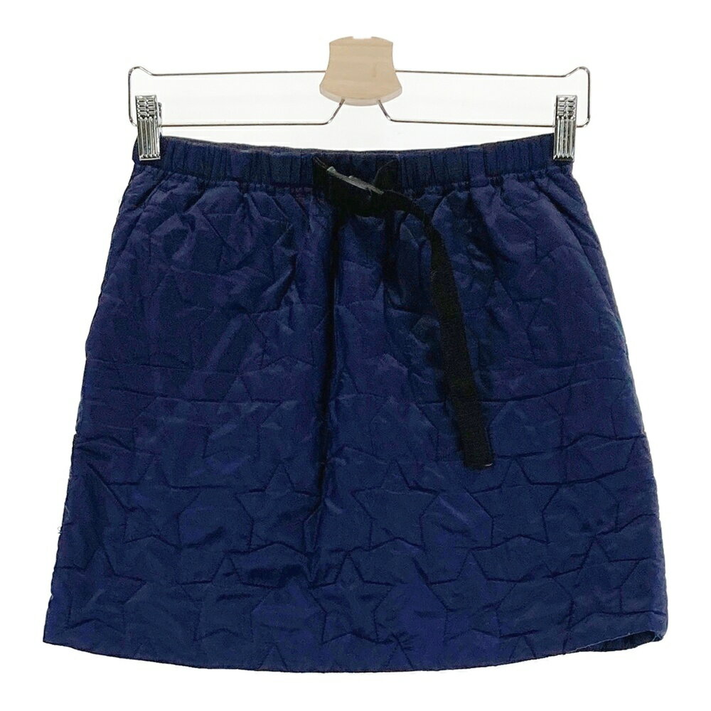BEAMS GOLF ビームスゴルフ 中綿スカート 星 ネイビー系 M 【中古】ゴルフウェア レディース