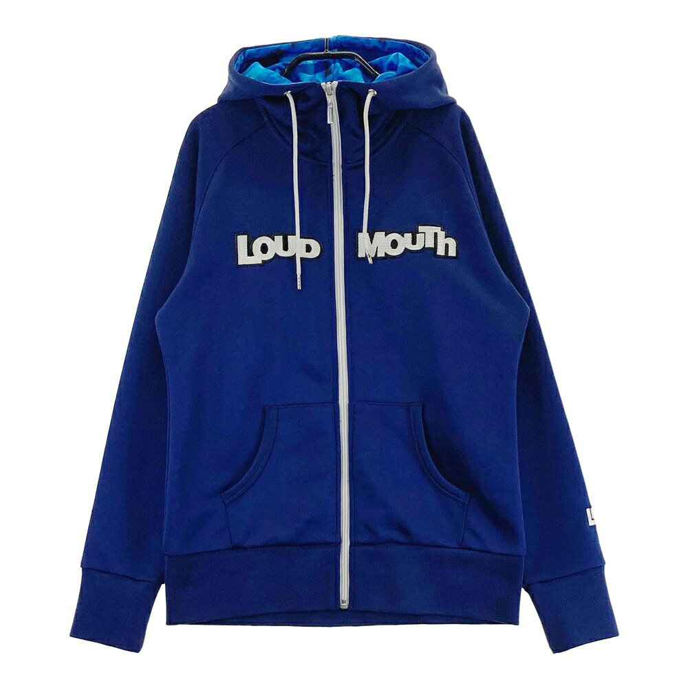 Marie Claire - LOUD MOUTH ラウドマウス ジップパーカー ブルーフレイム ネイビー系 L 【中古】ゴルフウェア レディース