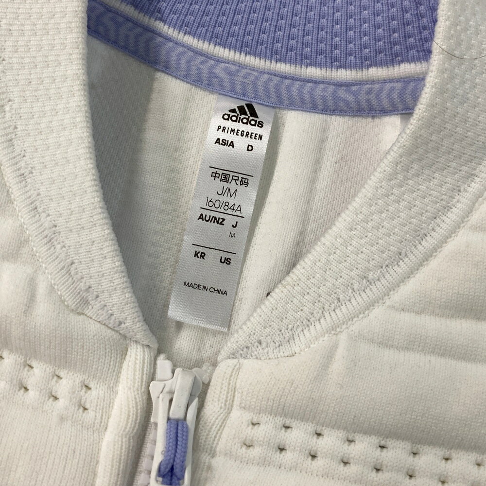 ADIDAS GOLF アディダスゴルフ ジップベスト ホワイト系 M 【中古】ゴルフウェア ...