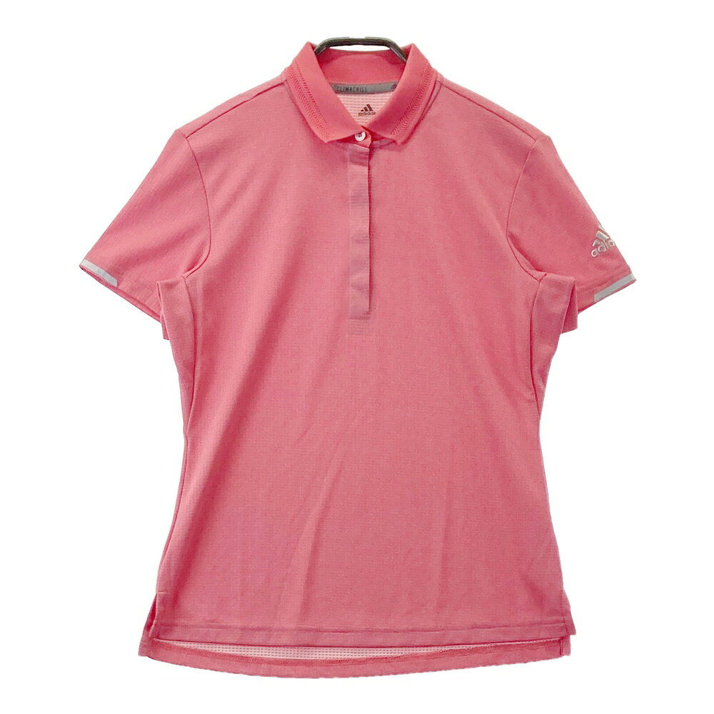 Untitled Sport - ADIDAS GOLF アディダスゴルフ 半袖ポロシャツ ピンク系 M 【中古】ゴルフウェア レディース